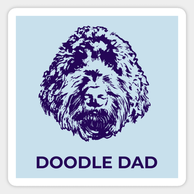 Doodle Dad Magnet by TimeTravellers